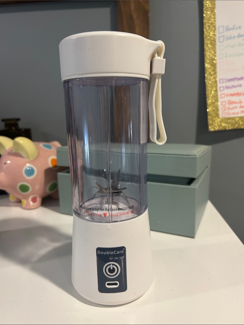 White Portable Personal Blender - White